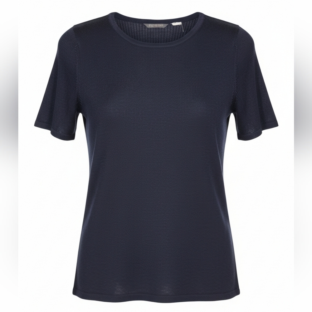 Elegant Navy Short Sleeve Tee